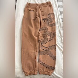 I.AM.GIA Astrea Sweatpants - Brown/Tan, Size Small